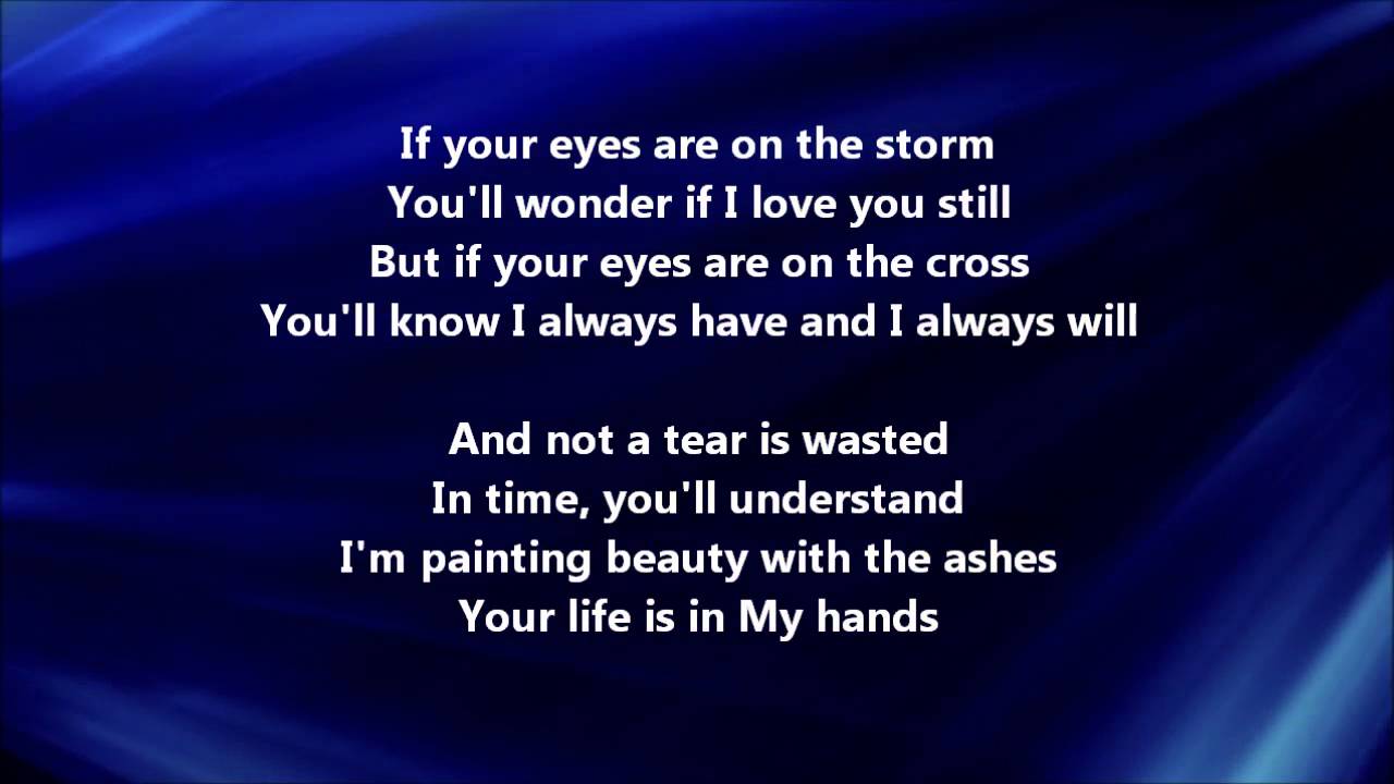 Casting crowns just be held chords